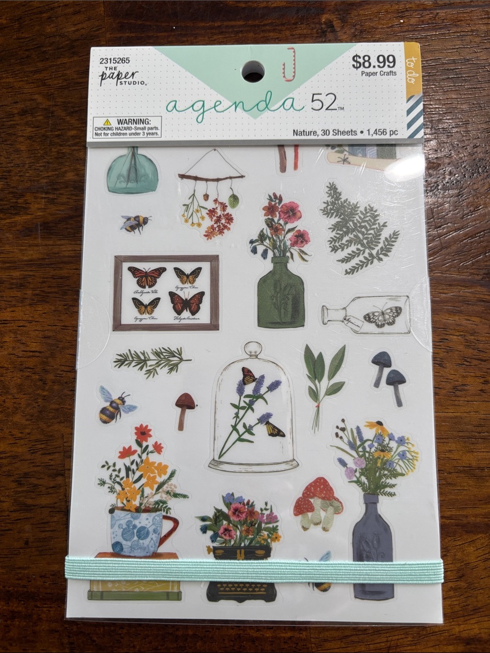 Agenda 52 Nature Sticker Pack — Green Accents